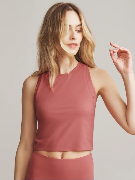 RHONE Tops - NWT Rhone Serene Fitted Tank | Hibiscus Blush 🌺 | Size Medium